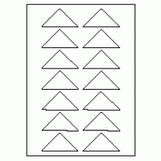 483 - Label Size 50mm x 50mm x 70.7mm - 14 labels per sheet